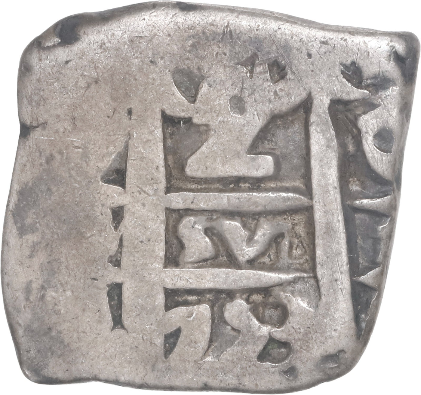 BOLIVIA, Potosi, cob 2 reales, 1753 q (?).