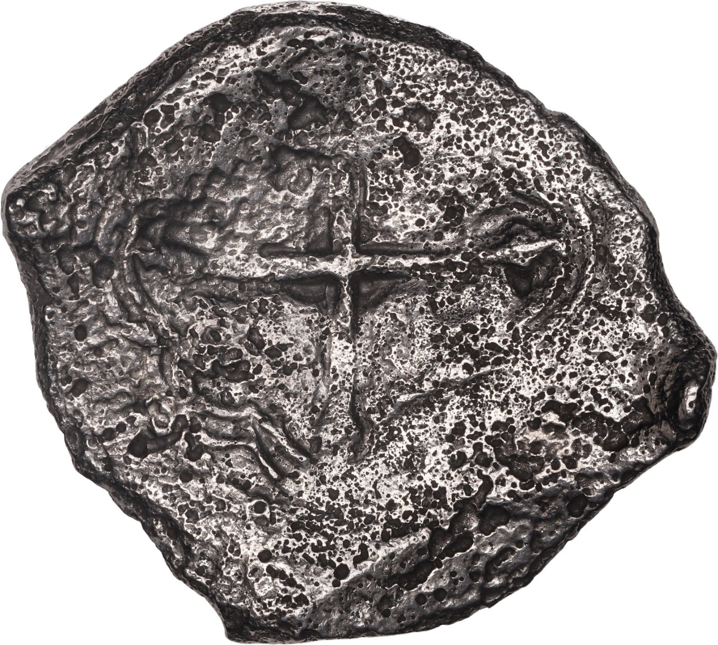 Concepcion Shipwreck (1641) MEXICO Mexico City Silver Cob 8 Reales with COA 1092