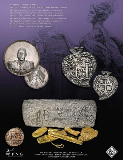 Sedwick Treasure Auction 36 Catalog Nov 7 & 8, 2024 - Shipwreck Coins & Rarities