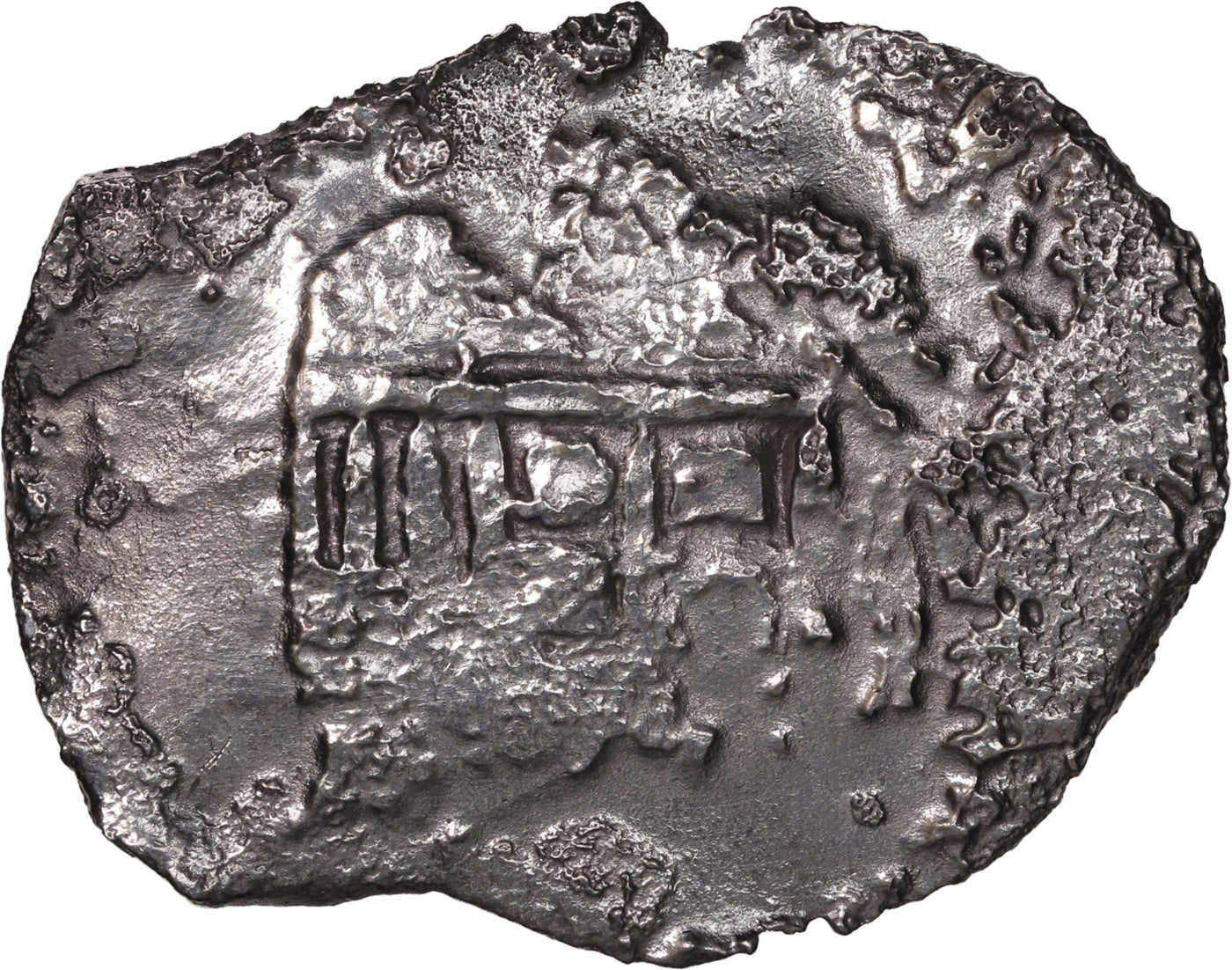 Concepcion Shipwreck (1641) MEXICO Mexico City Silver Cob 8 Reales with COA 1111