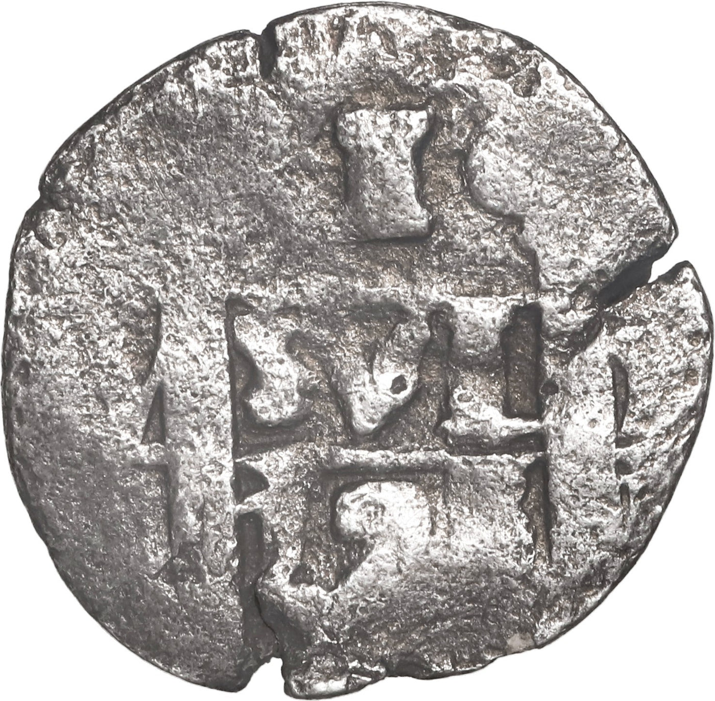 PERU, Lima, cob 1 real, 1728 (M or N), Royal-like.
