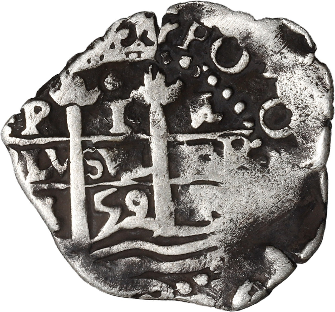 BOLIVIA, Potosí, cob 1 real, 1659 E.