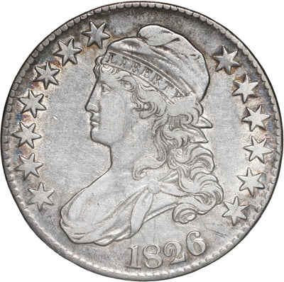 UNITED STATES, Philadelphia mint, Capped Bust half dollar, 1826, Lettered Edge.