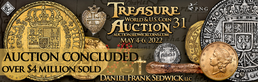 Auction 31 May 4-6, 2022 auction.sedwickcoins.com